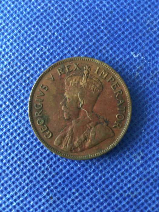 SOUTH AFRICA 1929 1 PENNY COIN
