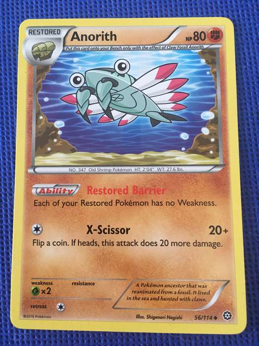 POKEMON TRADING CARD - ANORITH