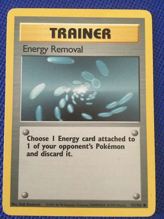 POKEMON TRADING CARD / TRAINER / ENERGY REMOVAL