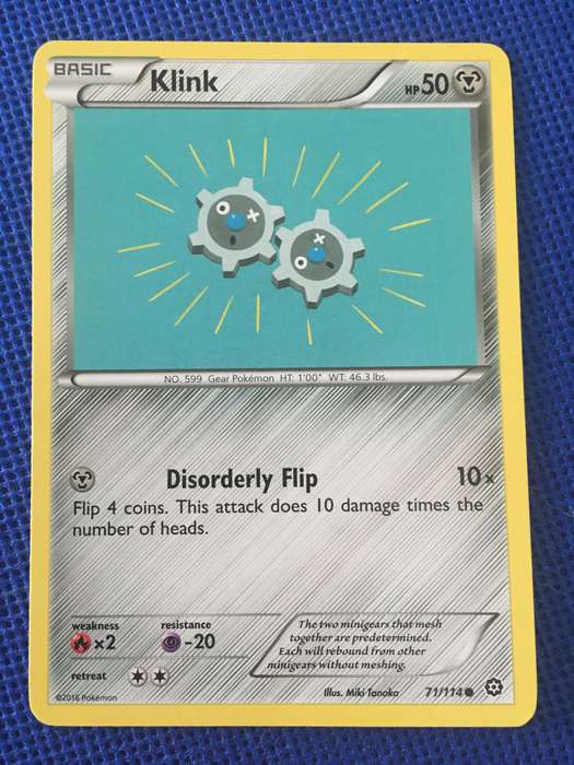 POKEMON TRADING CARD - KLINK - 2016
