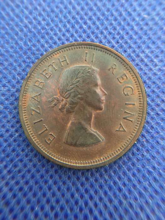 SOUTH AFRICA 1954 1 PENNY COIN