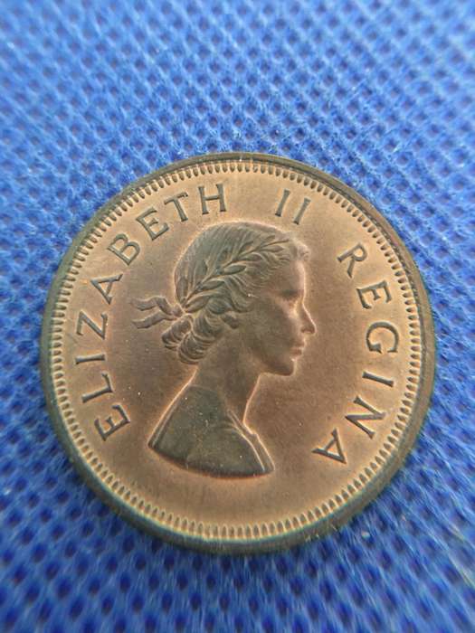 SOUTH AFRICA 1953 PENNY COIN
