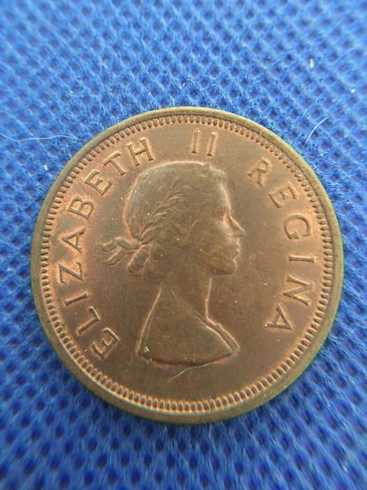 SOUTH AFRICA 1957 1 PENNY COIN