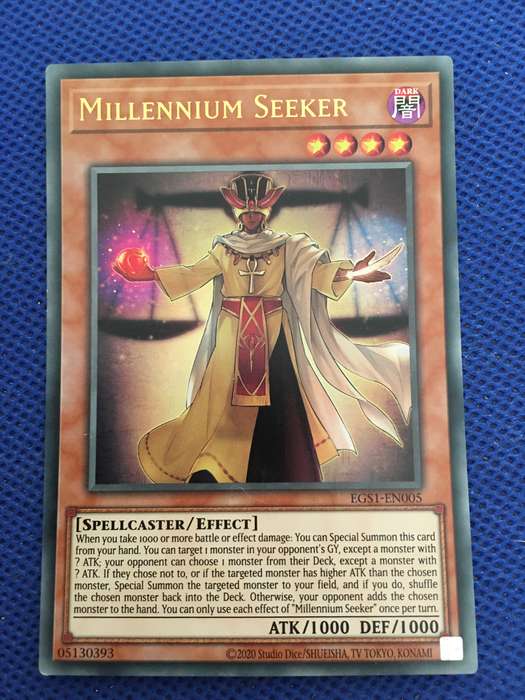 YU-GI-OH TRADING CARD - MILLENNIUM SEEKER / FOIL CARD / SHINY CARD