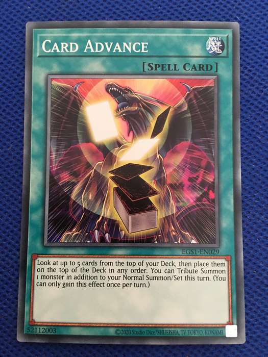 YU-GI-OH TRADING CARD - CARD ADVANCE