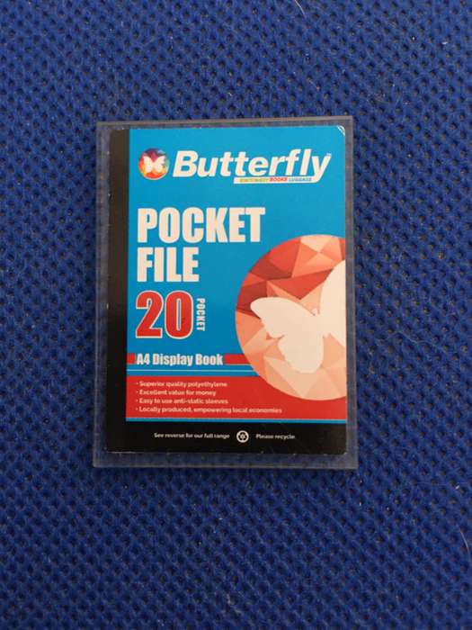 CHECKERS LITTLE SHOP MINIS GOES EXTRA - BUTTERFLY POCKET FILE