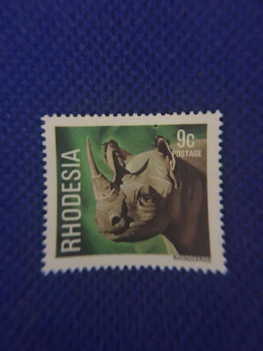 RHODESIA  5 UNUSED WILD LIFE STAMPS