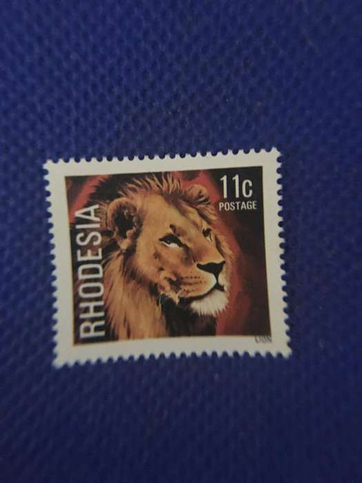 RHODESIA  5 UNUSED WILD LIFE STAMPS