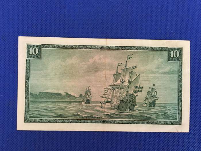 SOUTH AFRICA / R10 BANK NOTE / UNC CONDITION / BOKKIE WATER MARK / TW DE JONGH