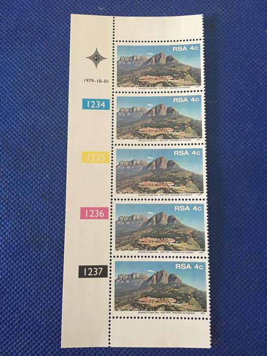 SOUTH AFRICA 4c MINT BLOCK OF UNIVERSITY OFCAPE TOWN