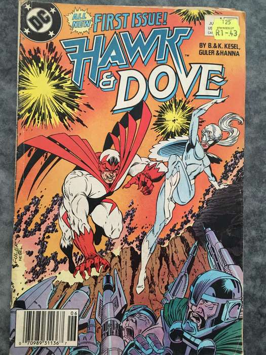 DC COMICS - HAWK AND DOVE - NO. 1 - 1989 - FIRST ISSUE !!!!!