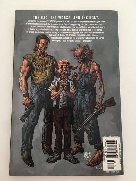 DC COMICS VERTIGO BOOK 4 - PREACHER - ANCIENT HISTORY - BOOK 4 - 1998