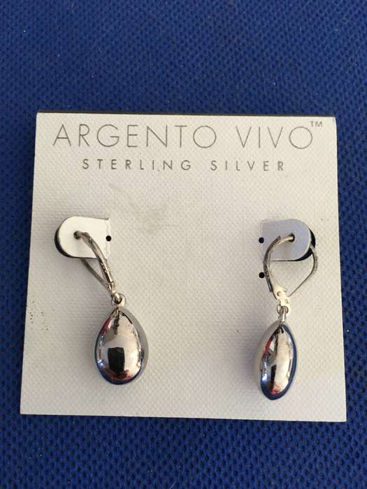 LOVELY ARGENTO VIVO STERLING SILVER EARRINGS