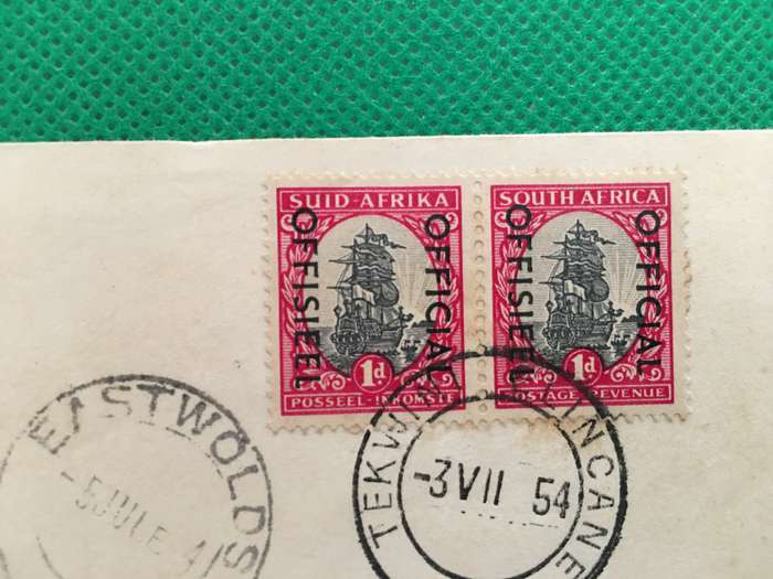 VINTAGE   FIRST DAY COVER DURBAN CENTENARY INDUSTRIAL - 1954