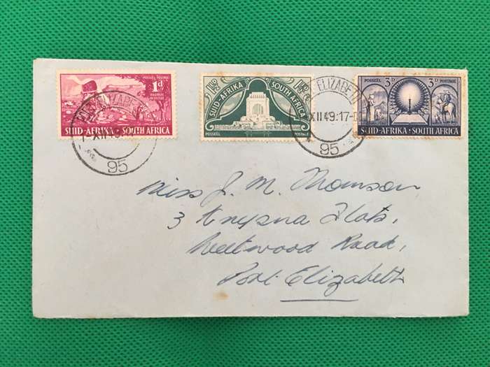 SOUTH AFRICA VINTAGE FIRST DAY COVER -  THE GREAT TREK