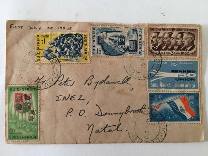 SOUTH AFRICA VINTAGE FIRST DAY COVER - 1960