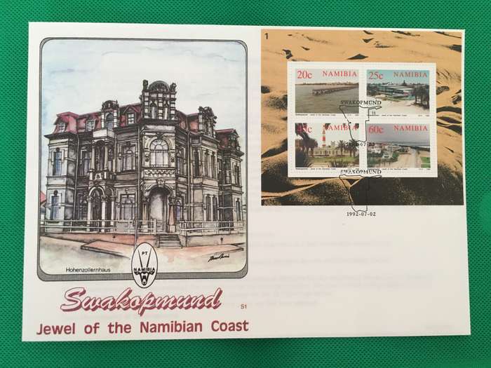 NAMIBIA FIRST DAY COVER  SWAKOPMUND  - 1992