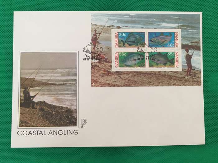 NAMIBIA - FIRST DAY COVER - 1994 - COASTAL ANGLING