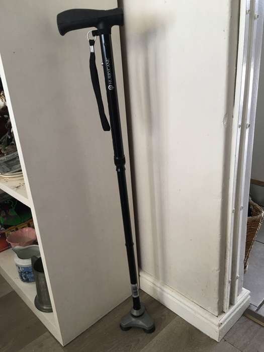 LOVELY HURRYCANE CANE FOLDING CANE METAL IN BAG