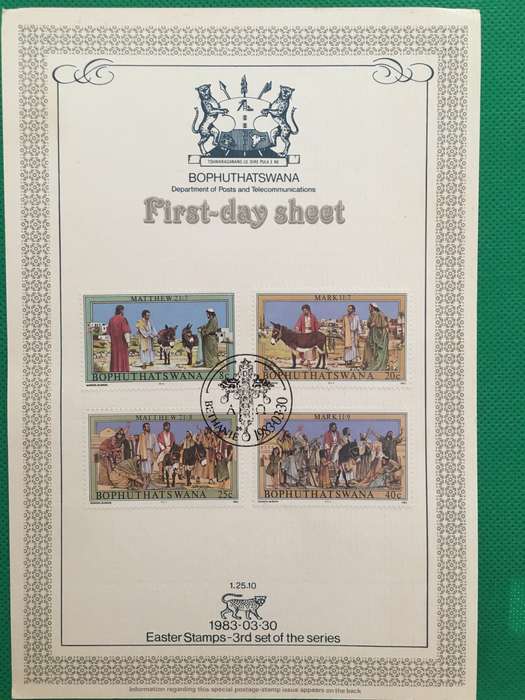 BOPHUTHATSWANA- 1983 - EASTER STAMPS