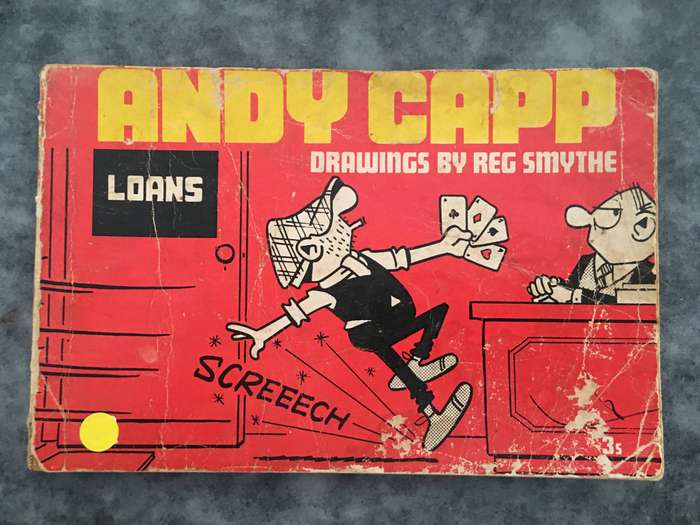 VINTAGE ANDY CAPP - 1968 - REAR COVER MISSING AND INTRODUCTION PAGE - REDUCED