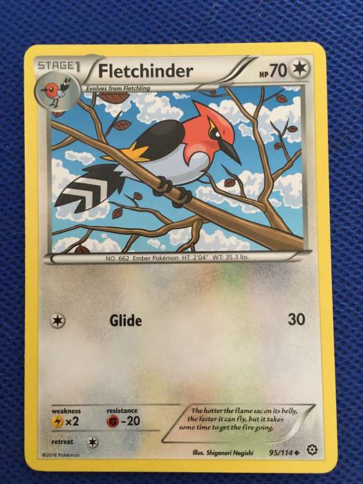 POKEMON TRADING CARD - 2016 - FLETCHINDER