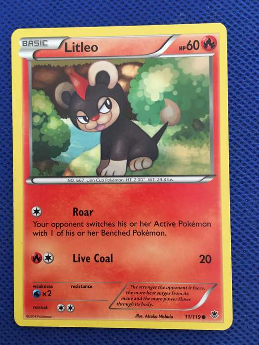 POKEMON TRADING CARD - 2014 - LITLEO