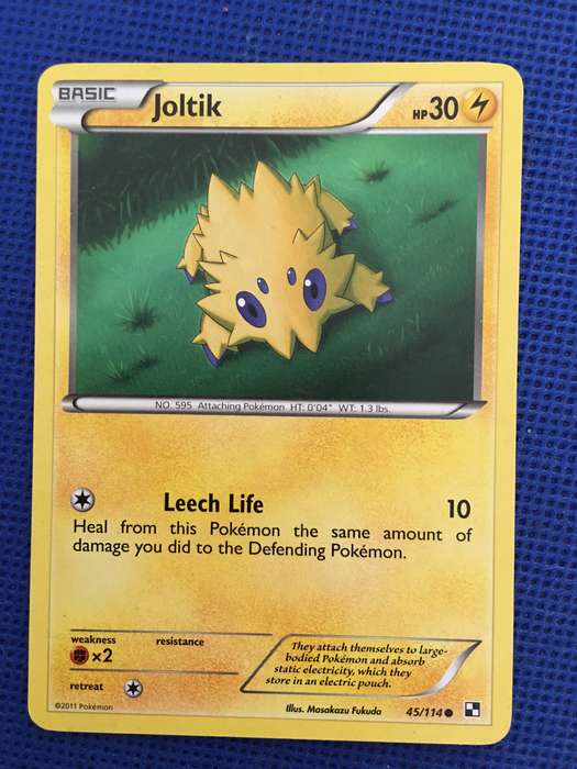 POKEMON  TRADING CARD - JOLTIK