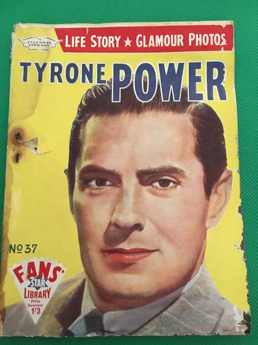 VINTAGE - LIFE STORY - GLAMOUR PHOTOS - ACTOR TYRONE POWER IN PHOTOS PAPER BACK