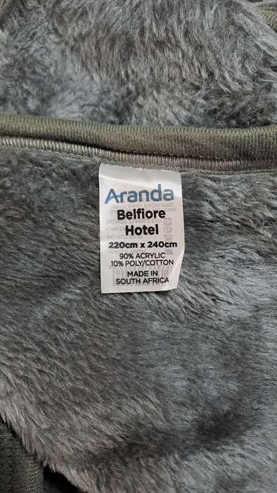 Aranda Belfiore Hotel Plain Steel Blanket (220cm x 240cm) (Double/Queen)