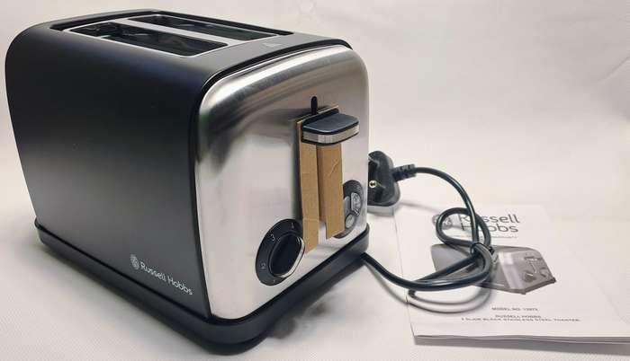 Russell Hobbs Gray & Silver 2-Slice Toaster