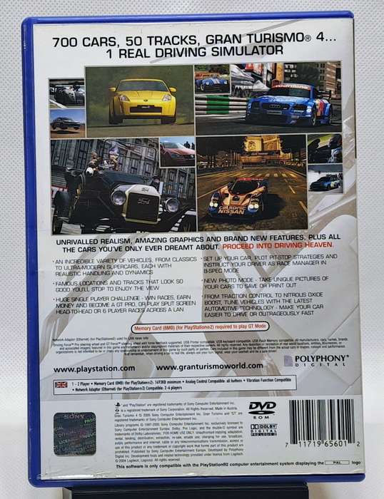 Gran Turismo 4 - Sony PlayStation 2 / PS2 Game