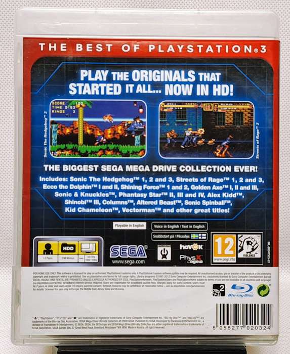 SEGA Mega Drive Ultimate Collection - Sony PlayStation 3 / PS3 Game
