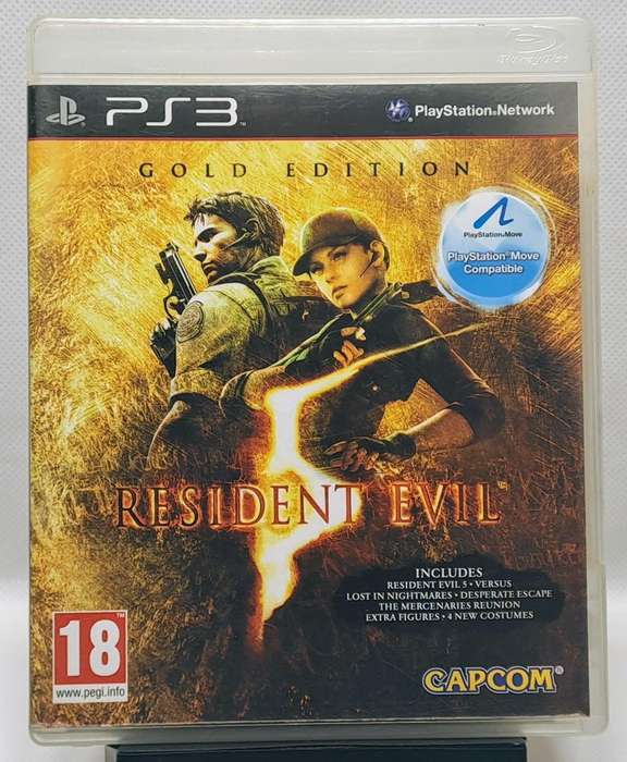 Resident Evil 5 - Sony PlayStation 3 / PS3 Game (Gold Edition)
