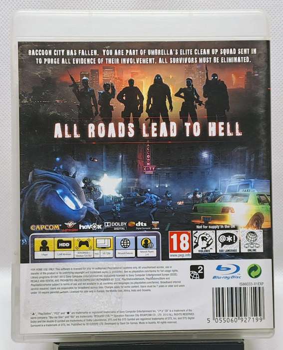 Resident Evil Operation Raccoon City - Sony PlayStation 3 / PS3 Game