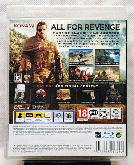 Metal Gear Solid Games Bundle - Sony PlayStation 3 / PS3 Games (3 Games)