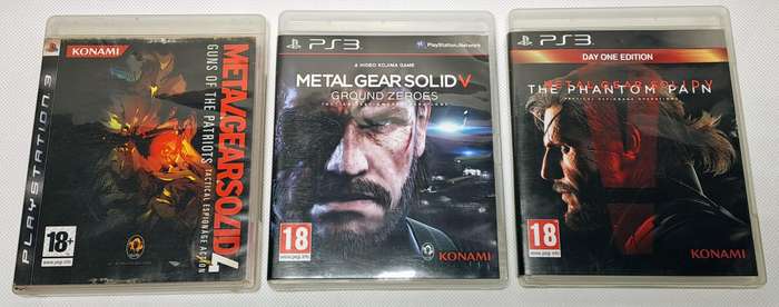 Metal Gear Solid Games Bundle - Sony PlayStation 3 / PS3 Games (3 Games)