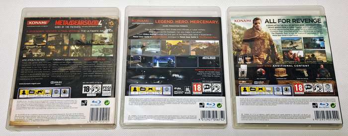 Metal Gear Solid Games Bundle - Sony PlayStation 3 / PS3 Games (3 Games)
