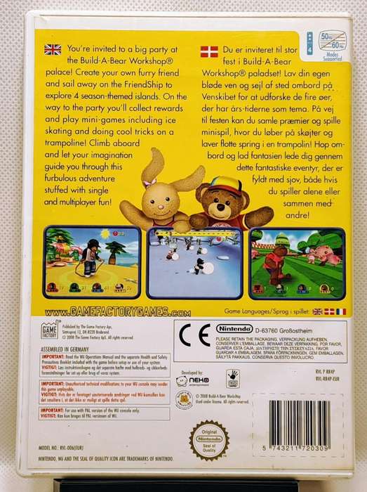 Build-a-Bear - A Friend Fur All Seasons - Nintendo Wii Game