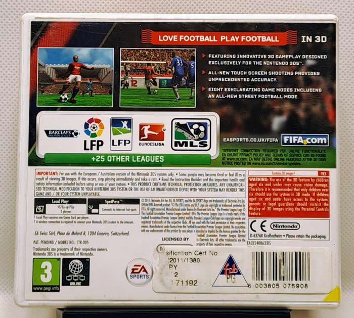 FIFA 12 - Nintendo 3DS Game
