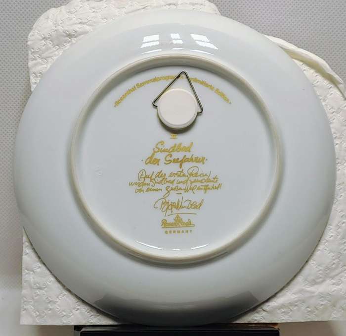 Rosenthal Studio-Line Sindbad der Seefahrer Collectors Plate Motiv 2 by Bjørn Wiinblad