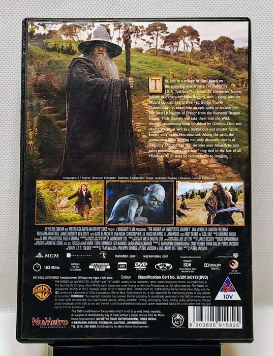 The Hobbit An Unexpected Journey (2012) - DVD (Region 2) (PAL)