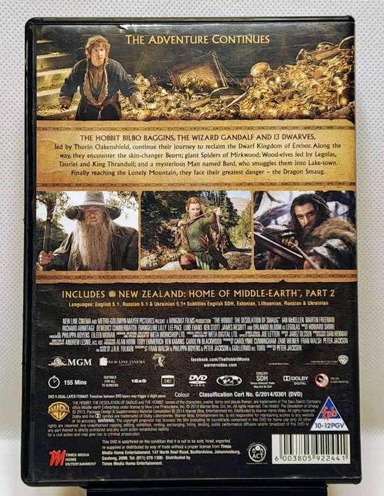 The Hobbit The Desolation of Smaug (2013) - DVD (Region 2) (PAL)