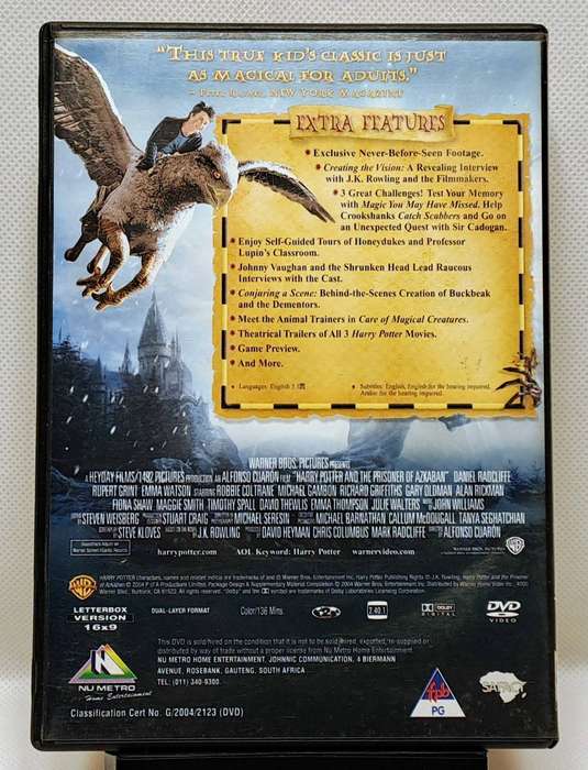 Harry Potter and the Prisoner of Azkaban (2004) (2-Disc Widescreen Edition) - DVD (Region 2) (PAL)