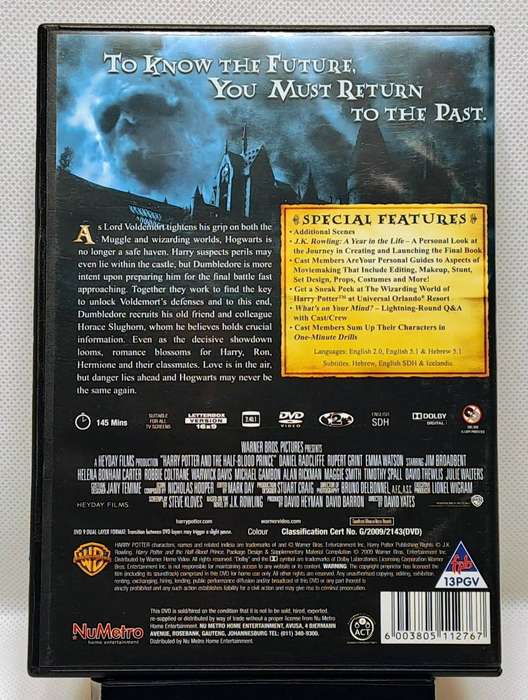 Harry Potter and the Half-Blood Prince (2009) (Two-Disc Special Edition) - DVD (Region 2) (PAL)