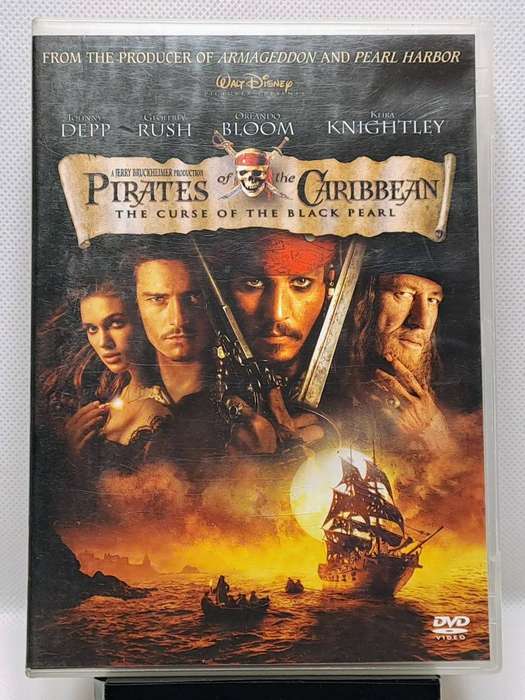 Pirates of the Caribbean The Curse of the Black Pearl (2003) - DVD (Region 2) (PAL)