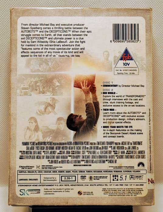 Transformers (2007) (Two-Disc Special Edition) - DVD (Region 2) (PAL)