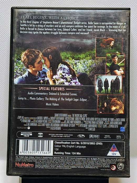 The Twilight Saga Eclipse (2010) (Two-Disc Special Edition) - DVD (Region 2) (PAL)