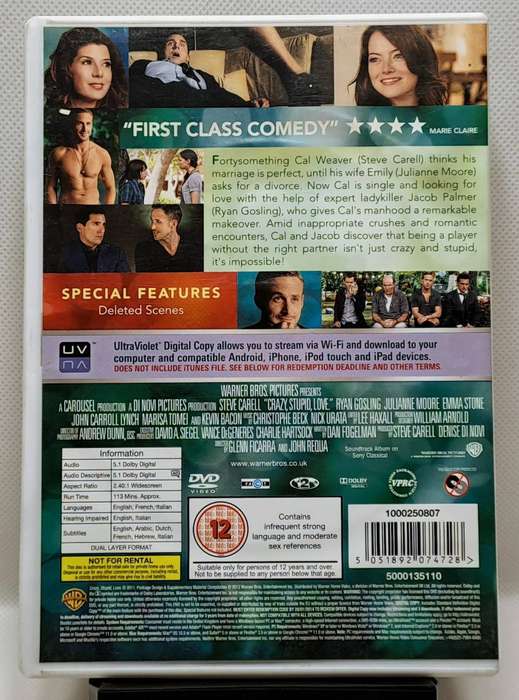 Crazy Stupid Love (2011) - DVD (Region 2) (PAL)