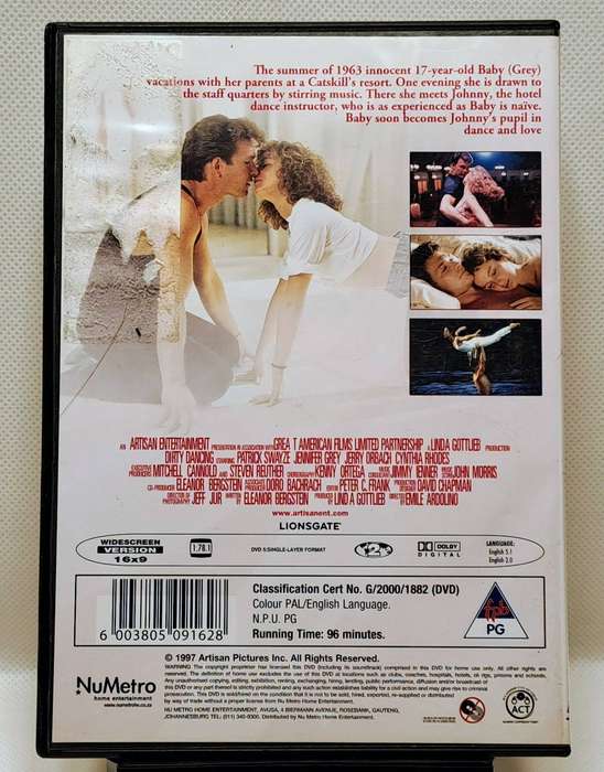 Dirty Dancing (1987) - DVD (Region 2) (PAL)
